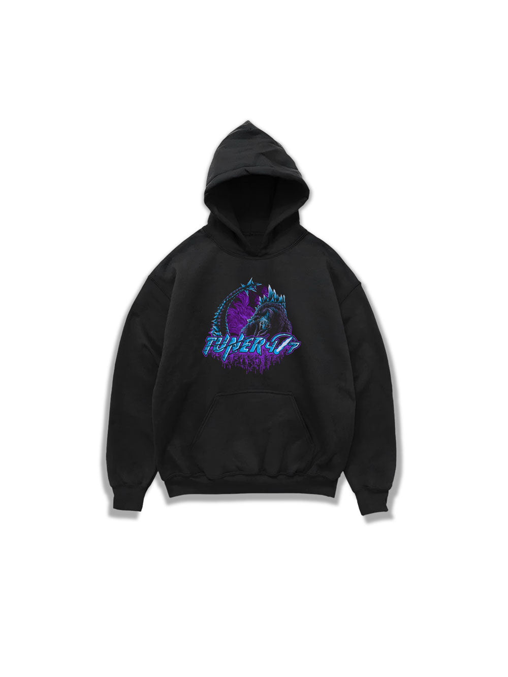 TUNER4/7 Godzilla R34 hoodie — front view