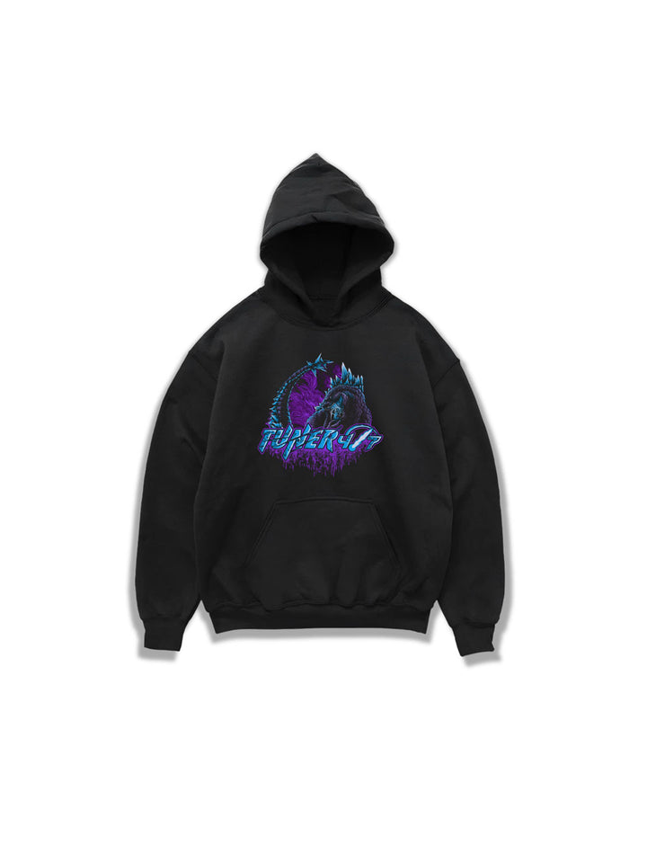 TUNER4/7 Godzilla R34 hoodie — front view