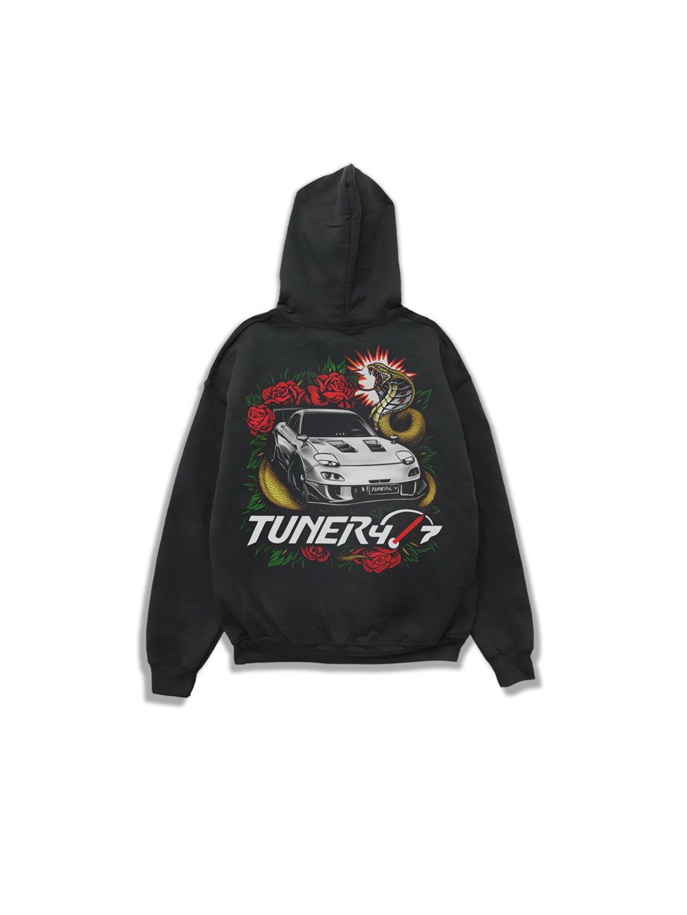 RX7 ROSES HOODIE image 0