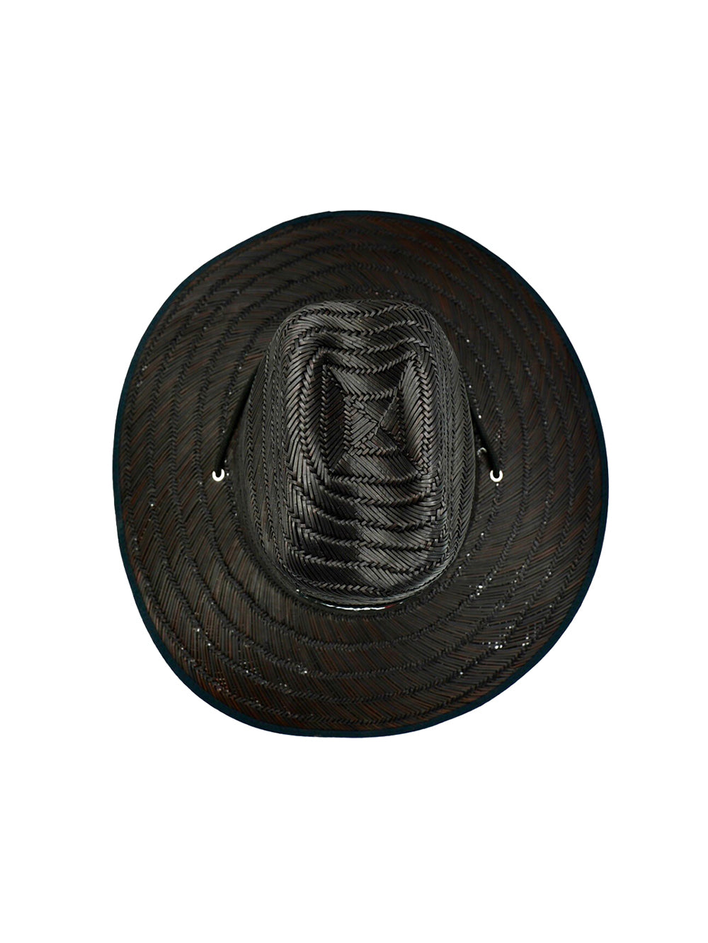 BLACK STRAW TUNER47 SUN HAT image 1