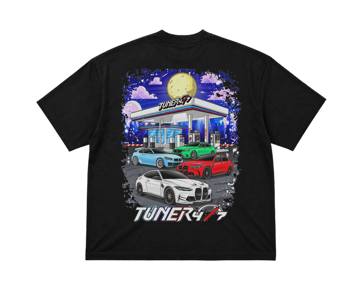 BMW Night Meet Oversized T-Shirt