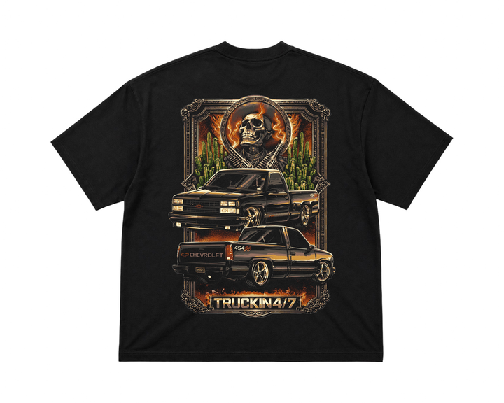 TRUCKIN47 454 SS Oversized T-Shirt