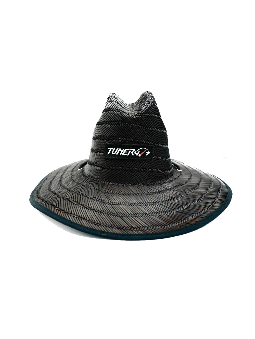BLACK STRAW TUNER47 SUN HAT image 0