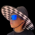 STRAWHAT AND SUNGLASS MODELED